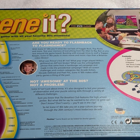 80’s Scene It? DVD game. - Picture 4 of 11